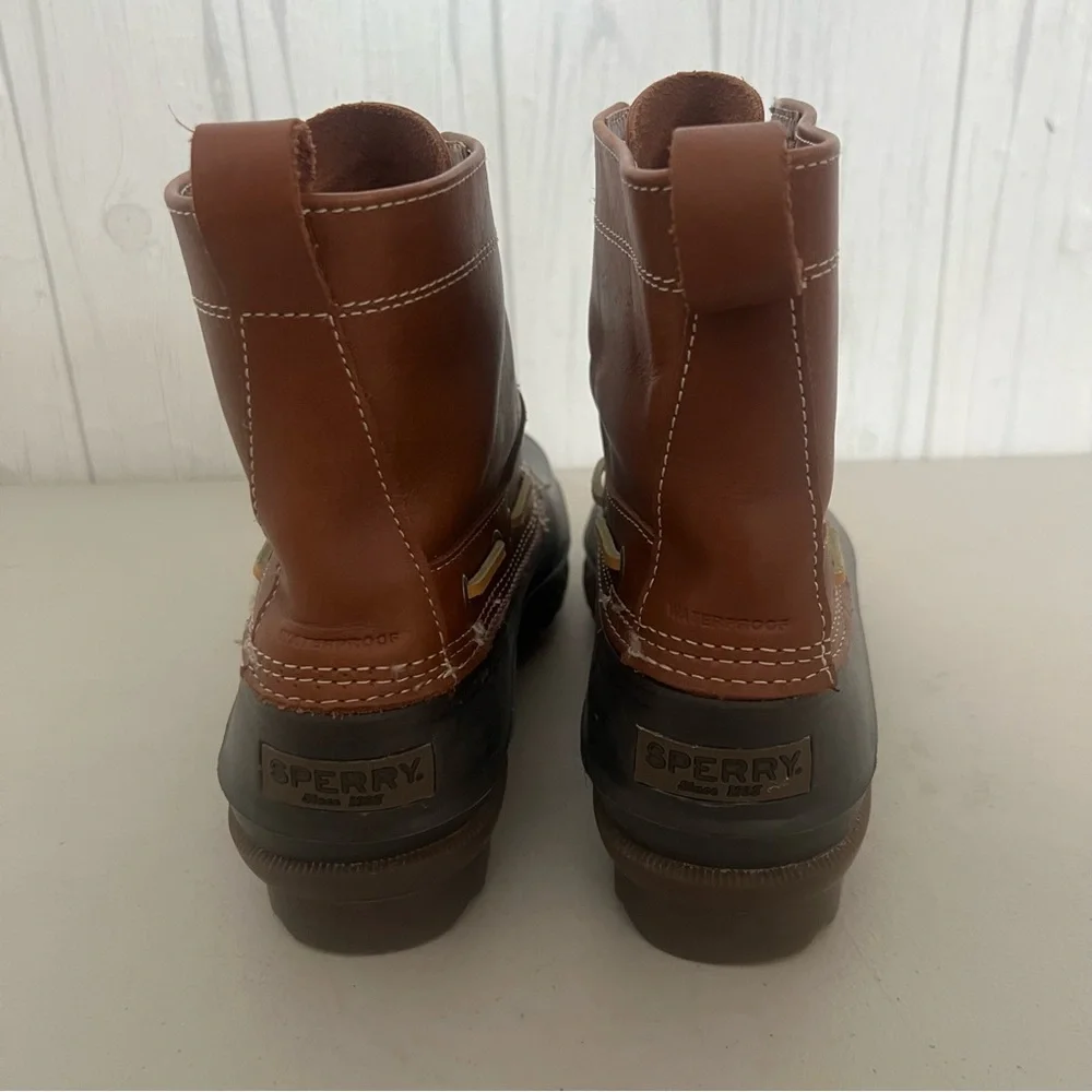 Sperry Brown Leather Boots